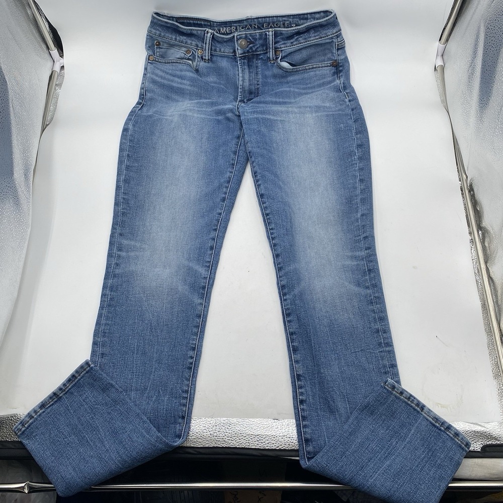 American Eagle Outfitters Men’s Light Blue Straight Jeans 30x34